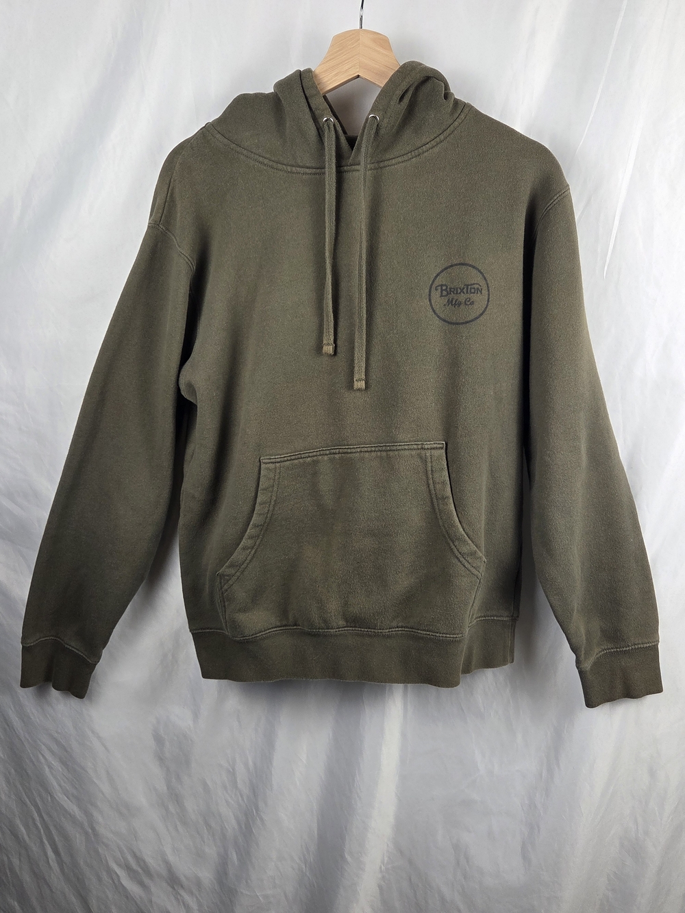 Brixton Pullover Youth Standard Fit Hoodie Boy's Casual Hooded Sweatshirt Small